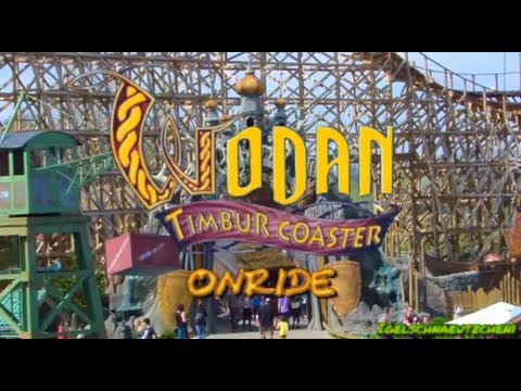 EUROPA-PARK Let´s Ride...WODAN TimburCoaster onride HD