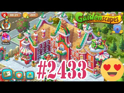 GardenScapes Hard Level 2433 | GAMEPLAY HD