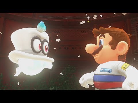 Super Mario Odyssey Walkthrough Part 3 - Wooded Kingdom (Nintendo Switch)
