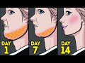LOSE DOUBLE CHIN FACE FAT 14 Days Face Workout