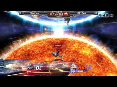 Midwest Mayhem 3 – Pools – Slowjoe (Fox) vs. GP l Ge0 (Diddy Kong)