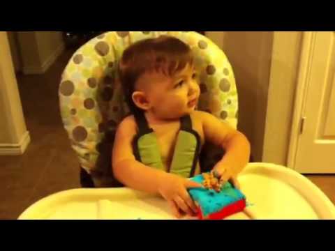 Lennon and his first cake