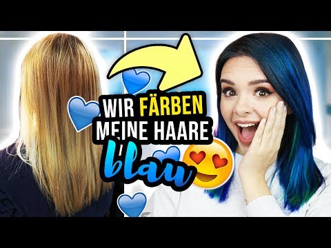 Es ist so weit... wir färben meine Haare BLAU!! 💙