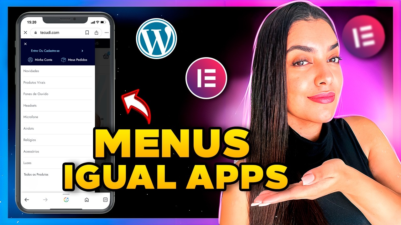 Menuzinhos 4.0: Como criar Menu e Mega Menu Igual de Apps para o Mobile [Versão Celular]