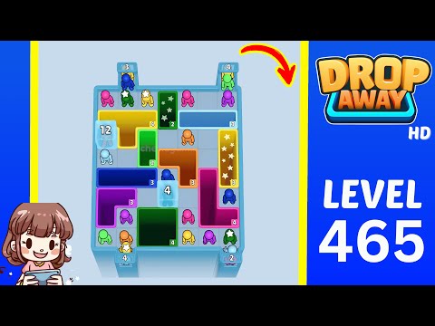 Drop Away Level 465 Solution Walkthrough