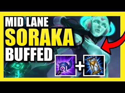 SORAKA MID GOT BUFFED (AGAIN!) | TILT YOUR ENEMY AT LEVEL 1! | FULL AP SORAKA MID ONE-SHOT BUILD!