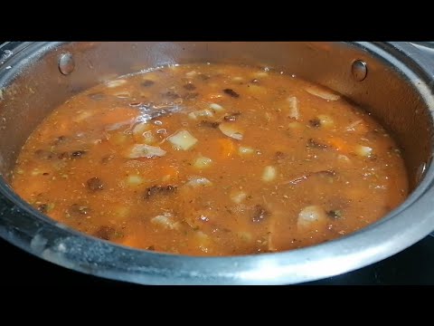 Bean soup. 30 minutes and you're done.