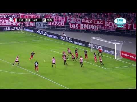 Gol de Gonzalo Rodriguez - Estudiantes 1 San Martin (T) 1 - Superliga 2018/19 (Fecha 24)