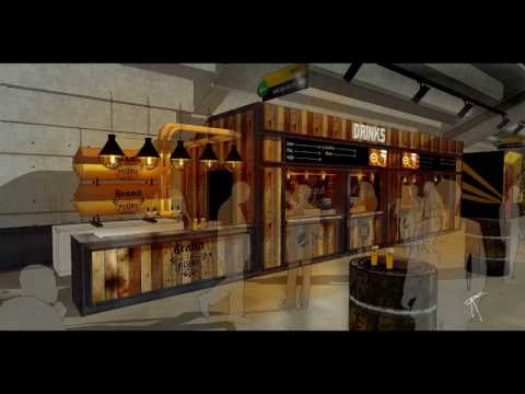 upgrade van 9 F&B kiosks  in het Parkstad Stadion van Roda JC