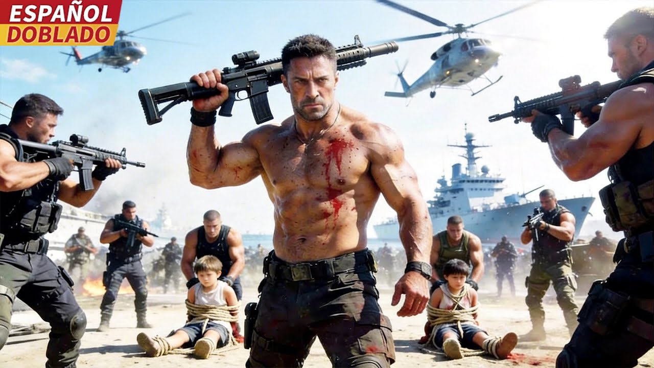 [Doblado Esp] Un padre policía arrasa solo un Campamento Enemigo para liberar a su Hijo secuestrado.