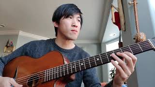 Lady Be Good - Lester Young solo on guitar