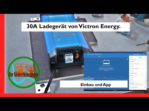 30A Ladegerät Victron Blue Smart IP22 Charger. Einbau und Victron Connect App.