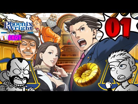 The First Turnabout - Phoenix Wright: Ace Attorney (Part 1) - 1ShotPlays (Blind)