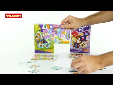 Миниатюра изображения товара Развивающая игра Bondibon Лото. Мишкин Дом / ВВ3900