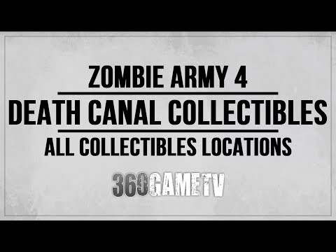 Zombie Army 4 Death Canal Collectibles (Zombie Hands, Upgrade Kits, Documents, Comics etc)