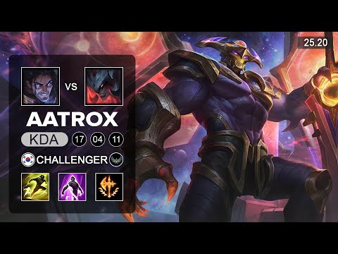 Aatrox vs Sylas Top   KR Grandmaster   Patch 25 20 Season 15