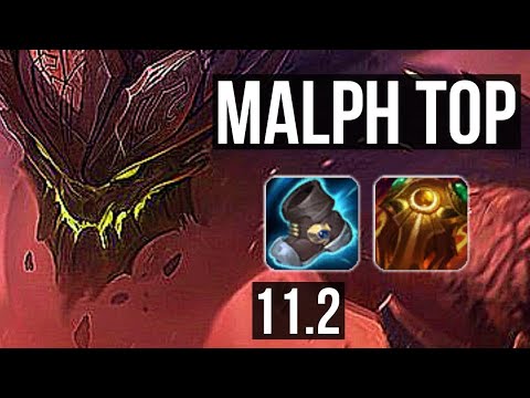 MALPHITE vs ORNN (TOP) | 68% winrate, 4/1/7 | KR Master | v11.2