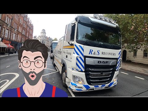 RECOVERING A BROKEN DOWN COACH FROM KENSINGTON LONDON!