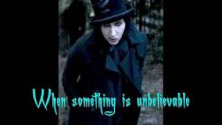 WOW - Marilyn Manson [Lyrics, Video w/ pic.]