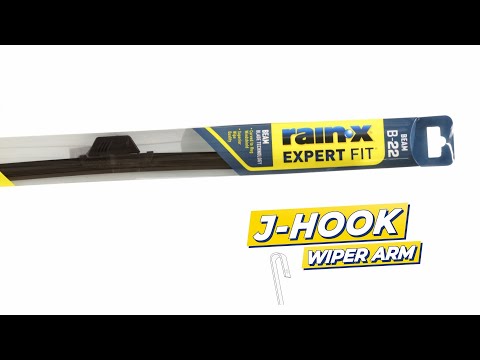 Rain X Expert Fit Beam Wiper Blade Installation J Hook
