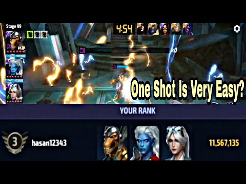 Rank Top 3 | Wbu Supergiant Stage 99 In One Shot Clear Showcase - Marvel Future Fight