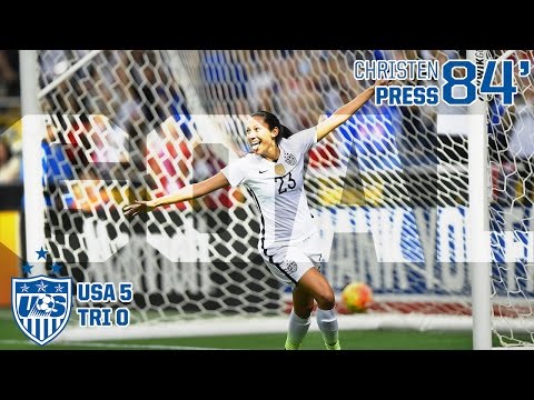 WNT vs. Trinidad & Tobago: Christen Press Third Goal - Dec. 10, 2015