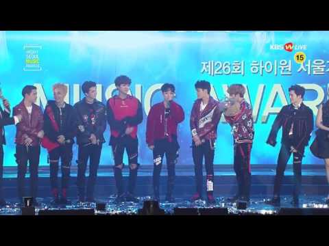Exo @ Seoul Music Awards Speech + Encore | {170119} | Exo