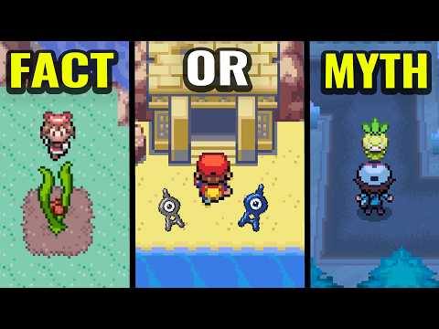 I Tested UNCONFIRMED Pokemon Facts