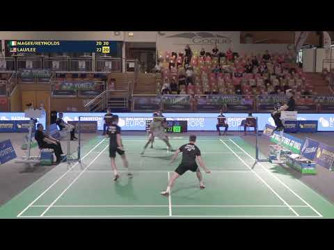 Match point - Magee / Reynolds vs Lau / Lee - MD, SF - Luxembourg Open 2023