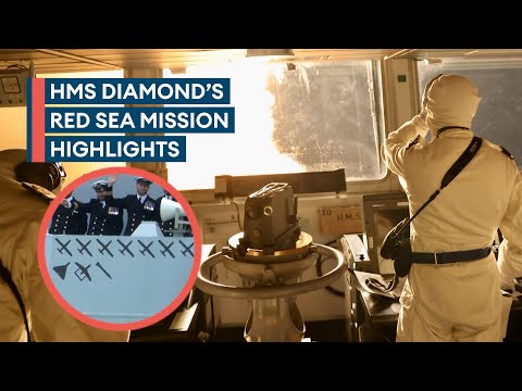 Drone-killer HMS Diamond tweaked tactics to down waves of Houthi attacks