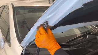 2010-2015 Lexus RX350 RX450h Hood Support Strut Shocks Removal And Installation Instructions