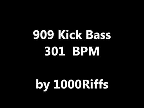 909 Kick Bass Drum : 301 BPM - Beats Per Minute
