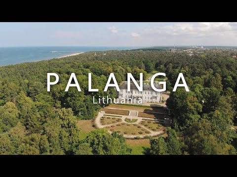Palanga - Lithuania - Aerial Drone video 4k