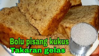 Download lagu BOLU PISANG KUKUS TAKARAN GELAS ANTI  GAGAL, RASA BIKIN KETAGIHAN mp3