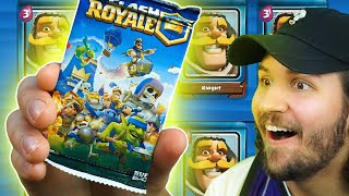 We made a Deck from a Pack of Clash Royale Trading Cards