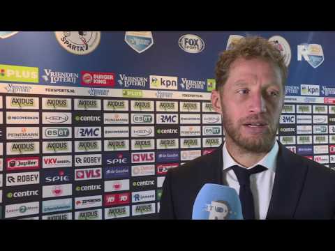 Michel Breuer na afloop van Sparta - Roda JC