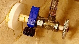 How to Fix a Leaking Water Shut Off Valve - Detailed Instructions
