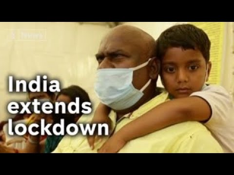 インドでは感染症が急増しているため、ロックダウンを拡大 (India extends lockdown as infections surge)