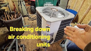 how to make money Scrapping Old Air Conditioners