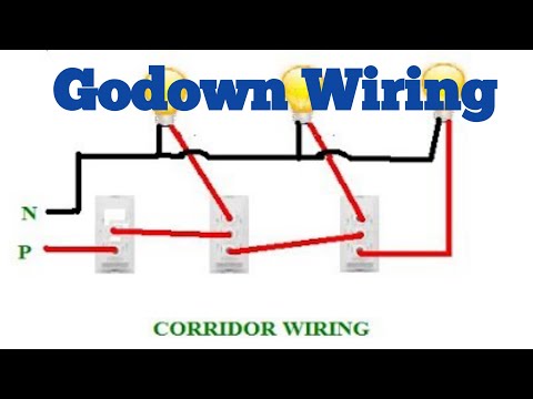 corridor wiring ||corridor connection ||godown wiring||गोडाउन वायरिंग Video