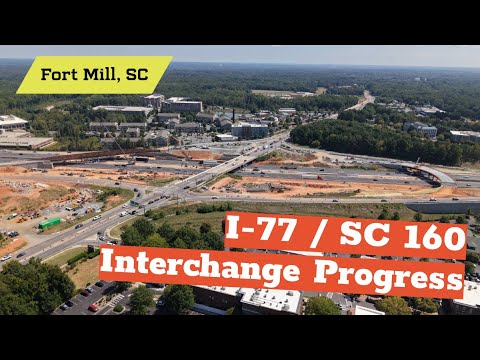 📍 SC 160/I-77 Interchange Project Progress | September 18, 2025 🛣️🚧