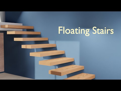 How Floating Stairs are constructed?
