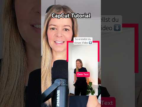 CapCut Tutorial (German) 🔥 how to create this text effect 📲 #capcut #capcuttutorial