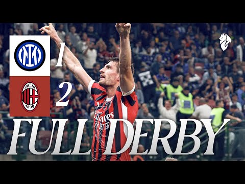The derby is Rossonero! Pulisic and Gabbia goals | Inter 1-2 AC Milan | Full Match | Serie A 2024/25