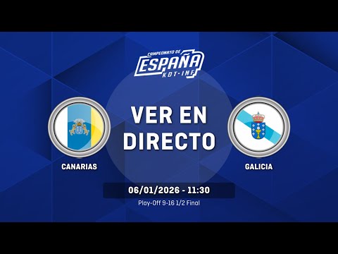 CANARIAS vs GALICIA | Play-Off 9-16 | 1/2 Final | CESA Cadete Femenino