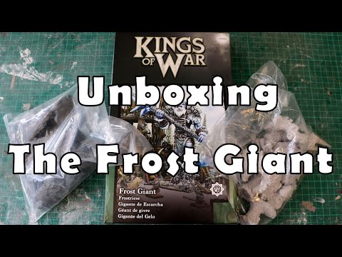Unboxing the Mantic Games Frost Giant - a beast of a kit!