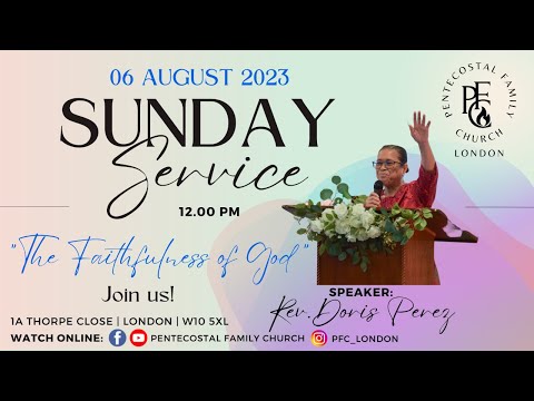 Sunday Service - 6th August 2023
