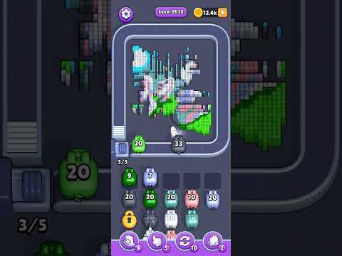 Pixel Flow Level 2628 Walkthrough