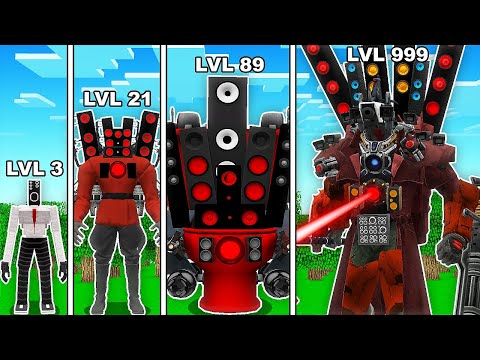 ULTIMATE TITAN SPEAKERMAN GELİŞİMİ - Minecraft