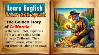 Learn English Through Story California's History | improve your listening |English Speaking Practice